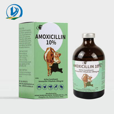أدوية العجول للطب البيطري 150 ملغ / مل 10٪ أموكسيسيلين الحقن العضلي