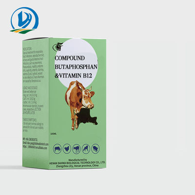 مركب أدوية الطب البيطري بوتافوسفان 10٪ حقن فيتامين ب 12 لمناعة تغذية الحيوان