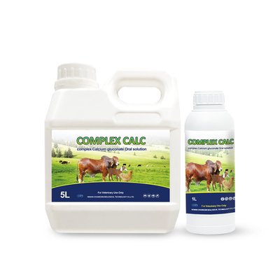 مجمع محلول فموي محلول جلوكونات الكالسيوم عن طريق الفم لخيول الأغنام الماشية