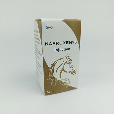 GMP الأدوية البيطرية المضادة للطفيليات حقن نابروكسين 100 مل لخيول الماشية والكلاب والقطط