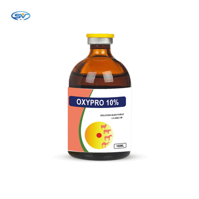 الأدوية البيطرية القابلة للحقن Oxytetracycline HCl 100mg للكلاب الأغنام الماشية