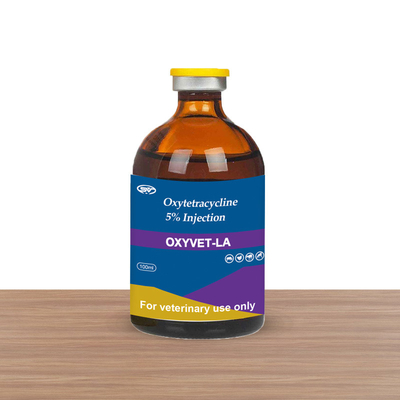 الأدوية البيطرية القابلة للحقن Oxytetracycline 5٪ Injection Parasite Drugs for الماشية الخنازير