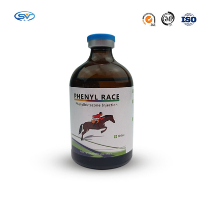 100 مللي أدوية بيطرية عن طريق الحقن 18٪ فينيل بوتازون عن طريق الحقن لاستخدام الخيول