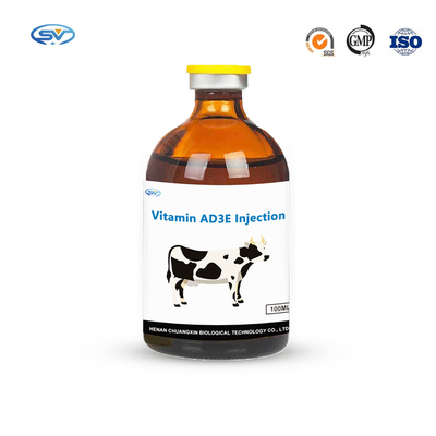 OEM الأدوية البيطرية عن طريق الحقن فيتامين Ad3e حقن لخيول الماشية الحيوانية