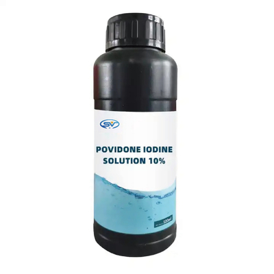 توريد المصنع مباشرة للتعقيم والتطهير مبيدات الآفات Povidone Iodine Solution لتربية الأحياء المائية 1٪ 5٪ 10٪ 500ml