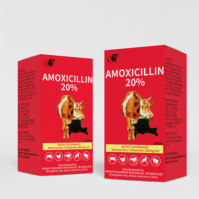 الأدوية البيطرية القابلة للحقن أموكسيسيلين 20٪ إمداد الحقن من الشركات المصنعة الصينية
