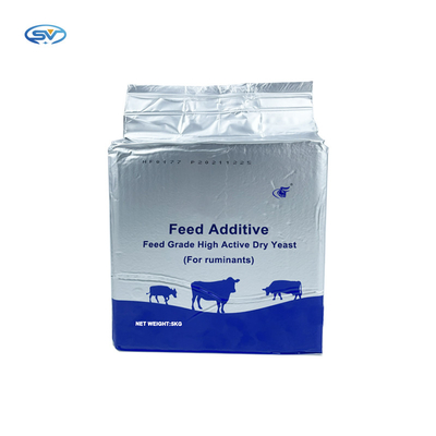 إضافات الأعلاف الحيوانية مسحوق الخميرة 60٪ بروتين يستخدم كمواد خام في الأعلاف لتحسين إنتاج حليب الكرش الماشية الأغنام